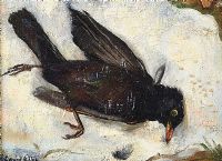 BIRD ON INNISHLACKEN by Gerard Dillon at Ross's Online Art Auctions