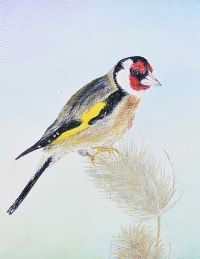 BIRD STUDY by Gabrielle Caulier at Ross's Online Art Auctions