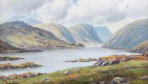 LOUGH BEAGH, DONEGAL by Charles McAuley at Ross's Online Art Auctions