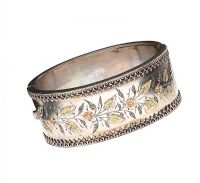 VICTORIAN SILVER BANGLE at Ross's Online Art Auctions