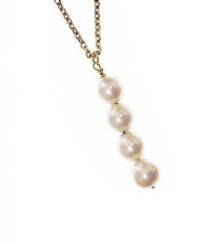 9CT GOLD PEARL NECKLACE at Ross's Online Art Auctions
