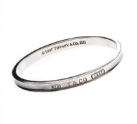 TIFFANY & CO. STERLING SILVER BANGLE at Ross's Online Art Auctions
