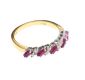 18CT GOLD RUBY AND DIAMOND BAND at Ross's Online Art Auctions