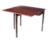 GEORGIAN MAHOGANY TURN OVER LEAF TEA TABLE at Ross's Online Art Auctions