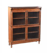 MINTY OAK SECTIONAL BOOKCASE at Ross's Online Art Auctions