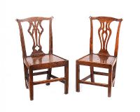 PAIR OF ASH SIDE CHAIRS at Ross's Online Art Auctions