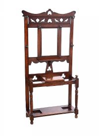 ARTS & CRAFTS OAK HALL STAND at Ross's Online Art Auctions