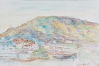 SPANISH LANDSCAPE by George Campbell RHA RUA at Ross's Online Art Auctions