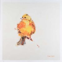 YELLOW HAMMER by Nicola Russell at Ross's Online Art Auctions