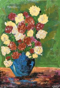 VASE OF FLOWERS by Gerald G. Beattie at Ross's Online Art Auctions