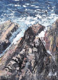 MIZEN HEAD, COUNTY CORK by Dorothee Roberts at Ross's Online Art Auctions
