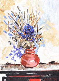 STILL LIFE, VASE OF FLOWERS by Doyle at Ross's Online Art Auctions