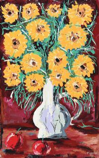 SUNFLOWERS & APPLES by Gerald G. Beattie at Ross's Online Art Auctions