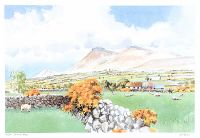 THE MOURNES IN MAY by David Evans RUA at Ross's Online Art Auctions