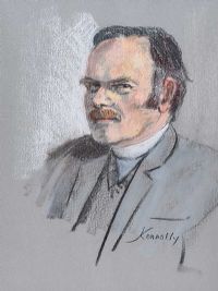 PORTRAIT OF A MINISTER by J. Connolly at Ross's Online Art Auctions
