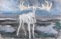 THE GHOST OF MEGALOCEROS by Hilary Bryson at Ross's Online Art Auctions