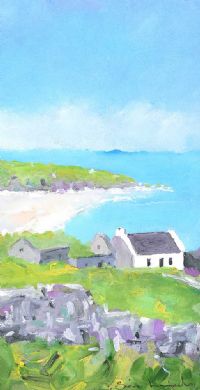 THE BLASKETTS COTTAGES IN KERRY by Sean Lorinyenko at Ross's Online Art Auctions