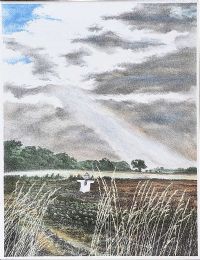 SCARECROW by Graham Evendon at Ross's Online Art Auctions