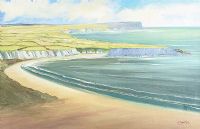 WHITEPARK BAY, COUNTY ANTRIM by J.J. O'Neill at Ross's Online Art Auctions