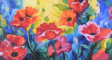 POPPIES by Anna Forde at Ross's Online Art Auctions