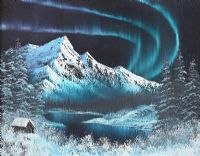 THE NORTHERN LIGHTS by Paul Roberts at Ross's Online Art Auctions