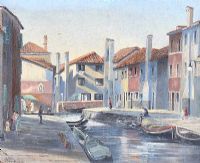 BOATS, QUAYSIDE by Tobias Everet Spence at Ross's Online Art Auctions