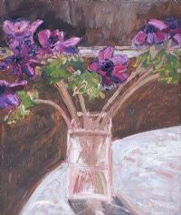 JAR OF FLOWERS by Robert Bottom RUA at Ross's Online Art Auctions
