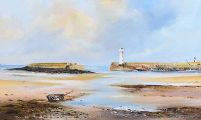 DONAGHADEE HARBOUR by Duncan Irvine at Ross's Online Art Auctions