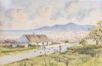 DUNDRUM BAY & THE MOURNE MOUNTAINS by George Bennett at Ross's Online Art Auctions