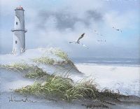 THE OLD LIGHTHOUSE by Irish School at Ross's Online Art Auctions