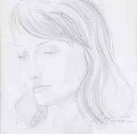 FEMALE PORTRAIT by Martin Hassen at Ross's Online Art Auctions