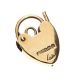 9CT GOLD HEART PADLOCK CHARM at Ross's Online Art Auctions