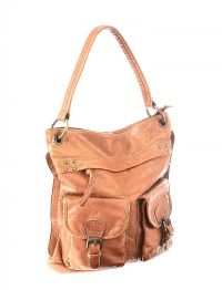 ICCI' TAN LEATHER SATCHEL at Ross's Online Art Auctions