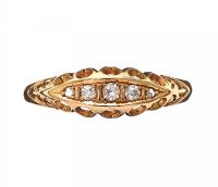 9CT GOLD DIAMOND RING at Ross's Online Art Auctions