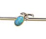15CT GOLD AND PLATINUM OPAL BROOCH at Ross's Online Art Auctions
