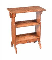 ARTS & CRAFTS OPEN BOOKCASE at Ross's Online Art Auctions