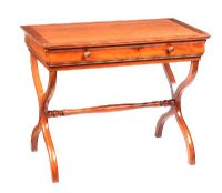 CHERRY WOOD SIDE TABLE at Ross's Online Art Auctions