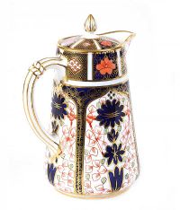 ROYAL CROWN DERBY COFFEE POT at Ross's Online Art Auctions