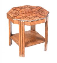 WALNUT LAMP TABLE at Ross's Online Art Auctions