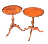 PAIR OF WALNUT WINE TABLES at Ross's Online Art Auctions