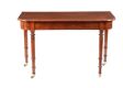 PAIR REGENCY MAHOGANY D-END SIDE TABLES at Ross's Online Art Auctions