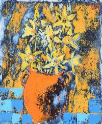 DAFFODILS by David Gordon Hughes at Ross's Online Art Auctions