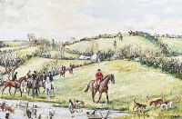 THE HUNT, COUNTY DOWN by Coralie de Burgh Kinahan at Ross's Online Art Auctions