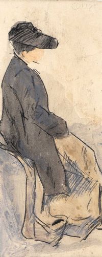 SEATED LADY by William Conor RHA RUA at Ross's Online Art Auctions