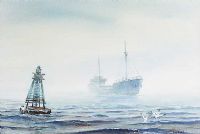 OUT OF THE FOG by William A. Hume at Ross's Online Art Auctions