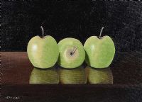 THREE APPLES by Kevin Meehan at Ross's Online Art Auctions