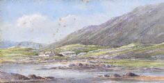 IRISH LANDSCAPE by George W.  Morrison at Ross's Online Art Auctions
