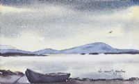 BEACHED BOAT by Dermot Kelly at Ross's Online Art Auctions