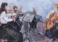 THE REHEARSAL by Robert Bottom RUA at Ross's Online Art Auctions