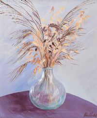 STILL LIFE, VASE OF FLOWERS by Peter Knuttel at Ross's Online Art Auctions